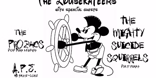 The lousekateers, Prozacs, Mighty Suicide Squirrels and A.P.E.