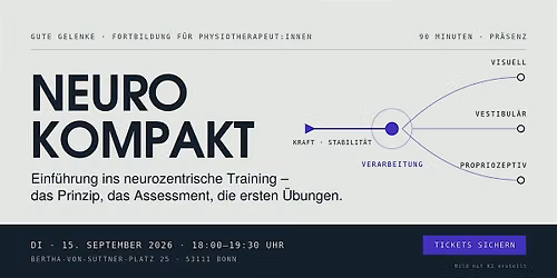 Einf\u00fchrung ins neurozentrische Training f\u00fcr die Physiotherapie