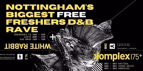 Nottinghams Biggest FREE DnB Rave! - FRESHERS 2026 - LIMITED FREE TICKETS