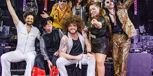THE DISCO CIRCUS (plus FIREWORKS!) at the Sugar Grove Corn Boil...FREE, OUTDOOR, ALL-AGES show!