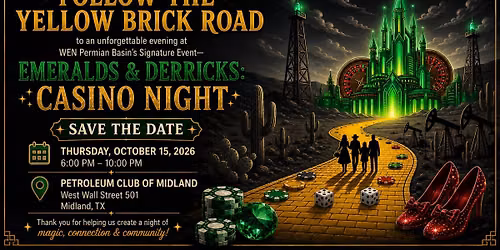 Women\u2019s Energy Network - Emeralds & Derricks Casino Costume Party!