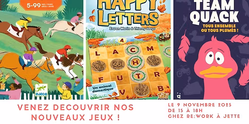 CAFE-JEUX: CABALLO\/HAPPY LETTERS\/TEAM QUACK !