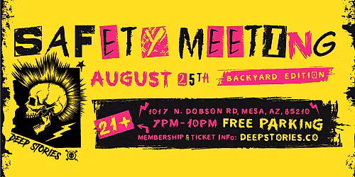 Safety Meeting: Backyard Edition - August 2026