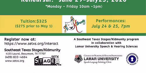 KIDMUNITY interACT Summer Inclusion Theatre