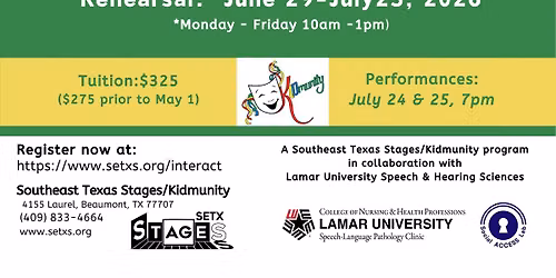 KIDMUNITY interACT Summer Inclusion Theatre