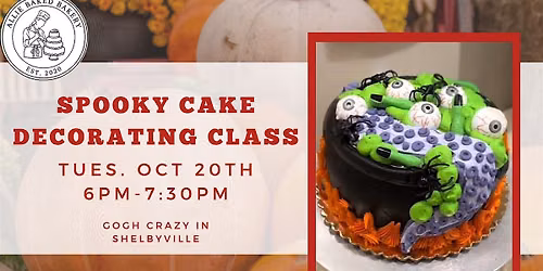 Spooky Cake Decorating Class