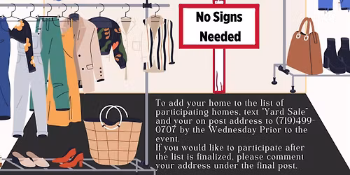 May 2026 Post Wide Yard Sale