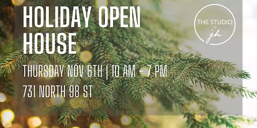 Holiday Open House | The Studio by JH