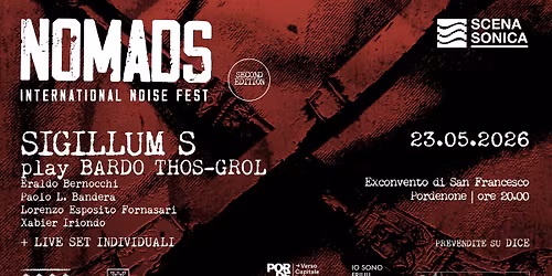 NOMADS International Noise Fest 2026 - SIGILLUM S @ Scenasonica