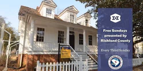 Free Sundays Presented by Richland County |  Mann-Simons Site