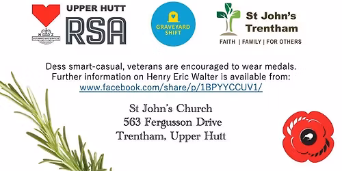 Unveiling of Restored Upper Hutt War Veteran's Grave