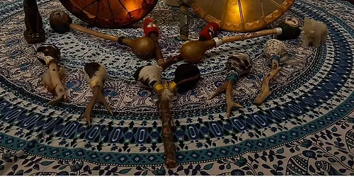 Drumming circle for well being 