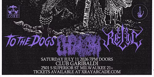 KONTUSION \/ TO THE DOGS \/ CHEMOSH \/ RELIC @ CLUB GARIBALDI