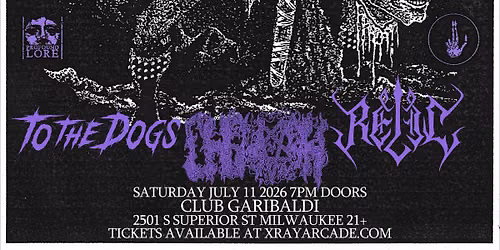 KONTUSION \/ TO THE DOGS \/ CHEMOSH \/ RELIC @ CLUB GARIBALDI