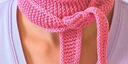 3-Termine: Minischal stricken f\u00fcr Anf\u00e4nger*innen