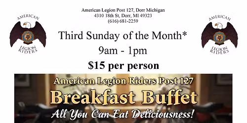 American Legion Post 127 Breakfast Buffet