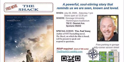 FREE showing of The Shack 