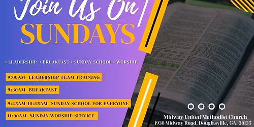 Join Us On Sundays \u2014 and Bring a Friend! \ud83d\udc9b