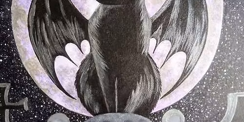 Paint and Sip with Bat Cat