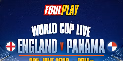 England Vs Panama World Cup 26th June London