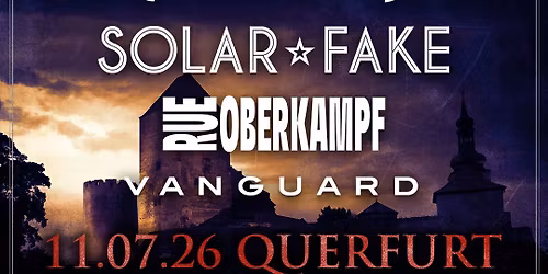 Burg Open Air - Project Pitchfork and friends 2026 - Solar Fake - Rue Oberkampf - Vanguard