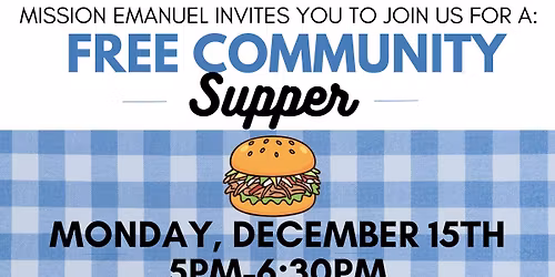 Free Community Supper