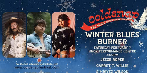 'Winter Blues Burner' with Jesse Roper, Garret T. Willie, and Simbiyez Wilson