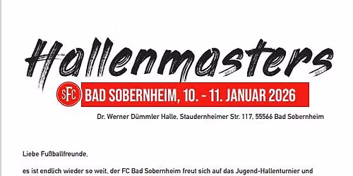Hallenmasters 2026