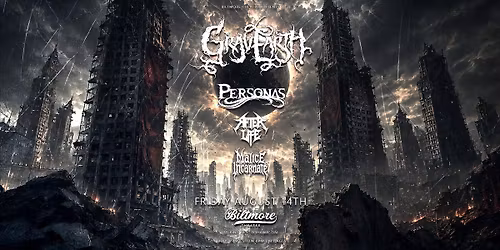 Gravearth with Personas, After Life & Malice Incarnate live at Biltmore Theatre