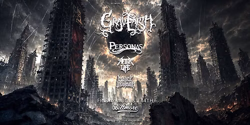 Gravearth with Personas, After Life & Malice Incarnate live at Biltmore Theatre