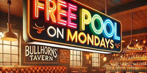 Free Pool Monday 