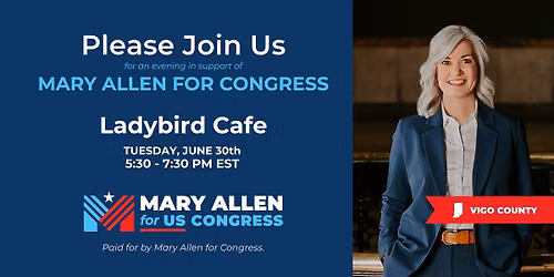An Evening with Mary Allen at Ladybird Cafe