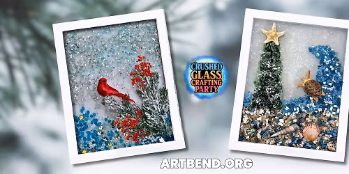 Winter Crushed Glass Crafting Party - Muskegon