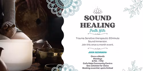 Sound Healing Immersion in Perth Hills