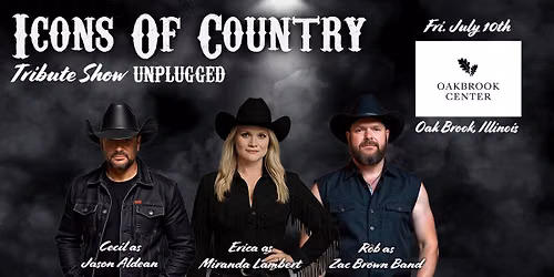 Unplugged tributes to Zac Brown Band - Miranda Lambert and Jason Aldean- LIVE AT OAK BROOK MALL