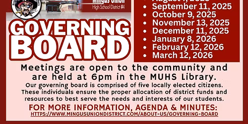 MUHS Governing Board Meeting