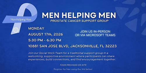 Men Helping Men Prostate Cancer Support Group- August
