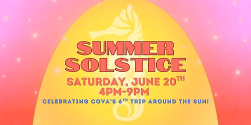 \ud83c\udf1e Summer Solstice Market: Celebrating COVA's 6th Trip Around the Sun 