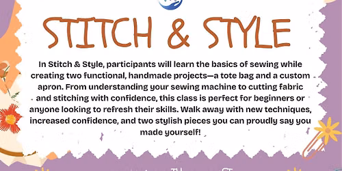 Stitch & Style: Tote Bag & Apron Making