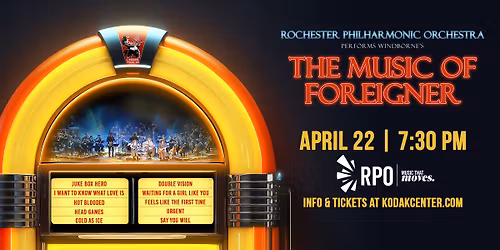 RPO presents The Music of Foreigner