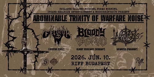 EJECUTOR (CHI) \/ BLOODY VENGEANCE (GER) \/ INFAUSTES (PRY) @ RIFF