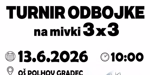 Turnir odbojke na mivki 3x3