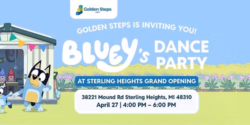 \u2728 Join Us! Sterling Heights ABA Clinic Launch Party with Bluey