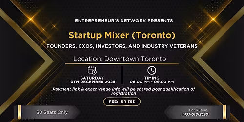 Startup Mixer (Toronto)