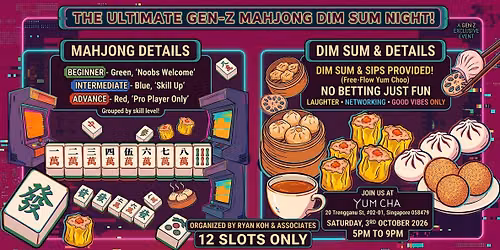 GenZ Mahjong & Dim Sum Networking Event
