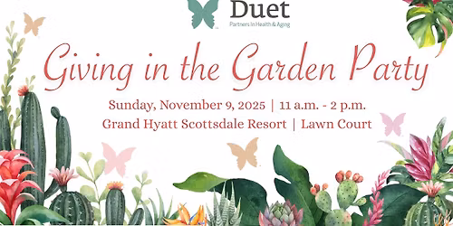 Giving in the Garden Party 2025 at Grand Hyatt Scottsdale Resort