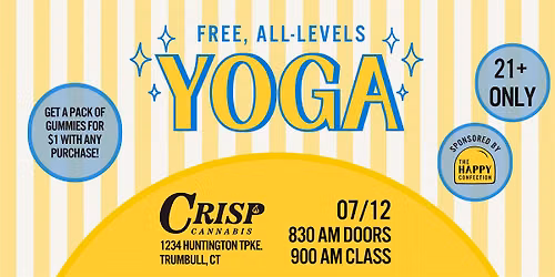 Yoga with The Happy Confection at Crisp Trumbull!