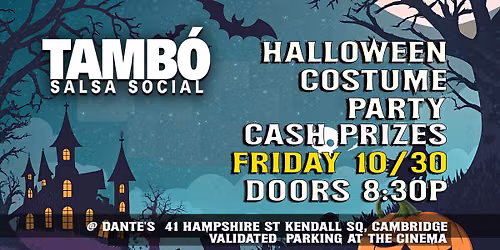 Halloween Salsa\/Bachata Costume Party, Friday 10\/30