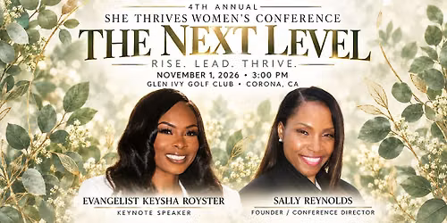 She Thrives presents "The Next Level" Women's Conference