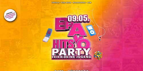 BRAVO HITS Party \u2013 N\u00dcRNBERG \u2013 Das Original \u2013 Mitsing Party \u2013 Live Entertainment \u2013 Show auf 2 Areas